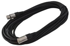 Mic Lead XLR Male to XLR Female Suits Balanced Mics - Choice of Cable Length